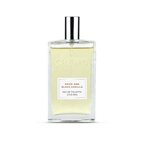 Cremo Cologne for Men - Spice & Black Vanilla Mens Cologne Spray - An Explosion of Vibrant Spices, Dark Woods and Black Vanilla, Fragrances For Men, 3.4 Fl Oz
