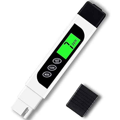 TDS Meter, 3 in 1 TDS, EC & Temperature Meter, Drinking Water PPM Meter, Digital Water Testing kits, no Installation Needed