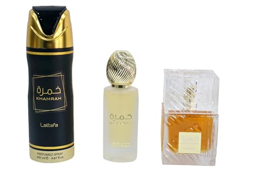 Lattafa Khamrah 3 Pcs Gift Set