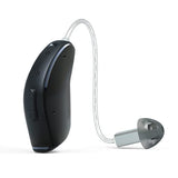 Hearing Aid Domes Smoky Gray Tips Ear Pieces Comfortable for Open Fit BTE Sound Amplifier PSAP Kit Invisible 8mm (M * 5)