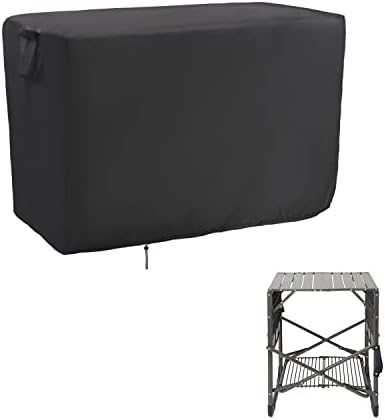 Outdoor Grill Table Cover for Cuisinart CFGS-222 Take Along Grill Stand,Waterproof Patio Prep Table Cover Grill Cart Cover All Season Protection - 25 X 20 X 30 Inch