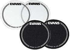 Evans EQ Single Pedal Patch, Clear Plastic