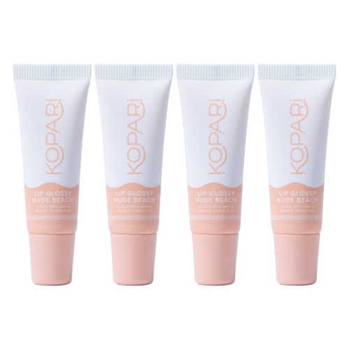 Kopari Nude Beach Lip Glossy 4pk