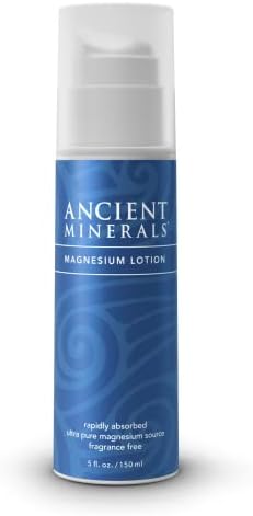 Ancient Minerals Magnesium Lotion high concentration genuine zechstein topical magnesium chloride (5oz)