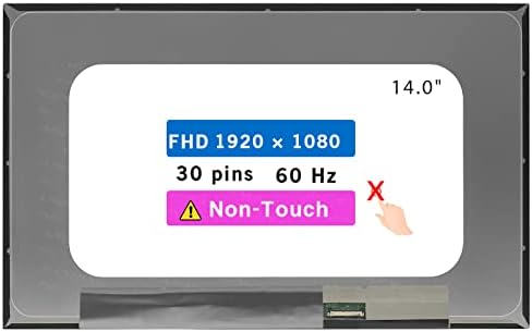 14.0" Screen Replacement for ASUS Zenbook UX435E LCD Display Panel 30 pin (FHD 1920 * 1080 Non-Touch)