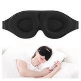 MZOO Sleep Mask for Side Sleeper Women Men, Updated Design 100% Light Blocking Eye Mask, 3D Contoured Blindfold for Sleeping, Breathable & Soft Eye Shade for Travel Meditation Nap