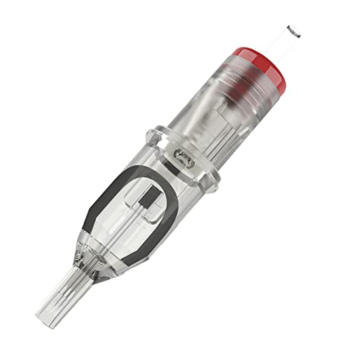 EZ Tattoo Cartridge Needles - 20Pcs #12 (9RM) Standard Round/Curved Magnum Medium Taper Disposable Tattoo Needles Cartridges for Rotary Tattoo Machine Pen Gun - Revolution