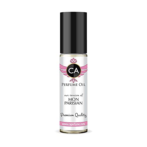 CA Perfume Impression of Yves S. Lauren Mon Parisian For Women Replica Fragrance Body Oil Dupes Alcohol-Free Essential Aromatherapy Sample Travel Size Concentrated Long Lasting Roll-On 0.3 Fl Oz/10ml