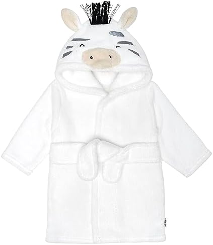 Gerber Unisex Baby Plushy Soft Hooded Animal Character Bathrobe