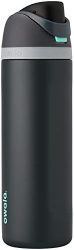 Owala FreeSip Insulated Stainless Steel Water Bottle with Straw for Sports, Travel, and School BPA-Free Sports Water Bottle, 24 oz, Foggy Tide