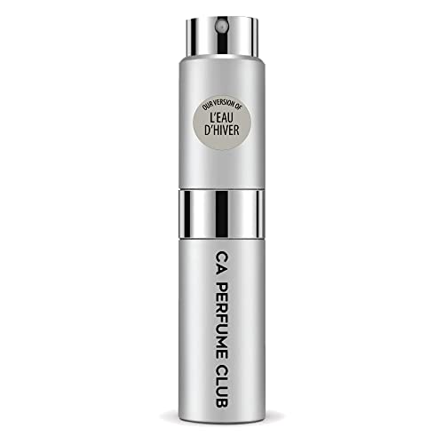 CA Perfume Club Impression of Fredarik M. L'eau D'hiver For Women & Men Replica Version Fragrance Dupes Concentrated Long Lasting Eau de Parfum Spray Refillable Atomizer Bottle 0.27 Fl Oz-X1