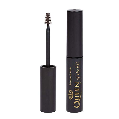Elizabeth Mott Eyebrow Gel Makeup - Queen of the Fill Brow Tint and Filler - Brush to Fill in Eyebrows and Cover Gray Hairs, Water resistant, Long Lasting - Cruelty Free, Blonde, 4 g