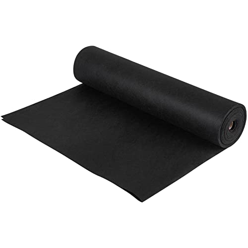 VEVOR Geotextile Landscape, 10ft x 100ft 8 oz Non-Woven PP Drainage 350N Tensile Strength & 440 N Load Capacity, for Ground Cover, Garden Fabric, French Drains, Black