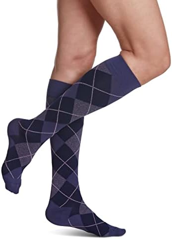 SIGVARIS Men’s Essential Cotton 230 Closed Toe Calf-High Socks 20-30mmHg
