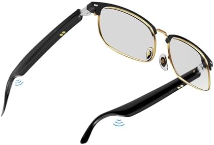 Voice Control Smart Glasses-Bluetooth Sunglasses with Built-in Mic&Speaker,UV400 Polarized Lenses,Open Ear Audio,Perfect for Sports and Outdoor Protection