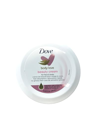 Dove Nourishing Body Care Face, Hand and Body Beauty Cream for Normal to Dry Skin Lotion for Women with 24 Hour Moisturization (8.4 FL OZ)