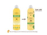 Babo Botanicals Sheer Zinc Continuous Sunscreen Spray SPF30 - Natural Zinc Oxide - Extra Sensitive Skin - Water Resistant - Vegan - Fragrance-Free - Air-Powered Spray - For all ages - 2-Pack