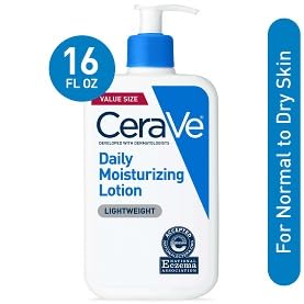 CeraVe Daily Moisturizing Face & Body Lotion for Normal to Dry Skin, 16 oz.