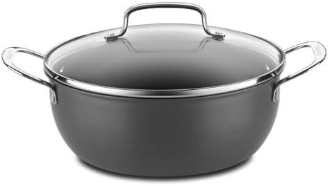 Cuisinart Chef's Classic PURELYCERAMIC™ Nonstick PFAS Free Hard Anodized 5 Quart Chili Pot with Cover, 650C-26CP