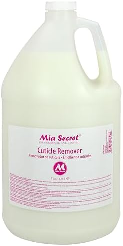 Mia Secret Cuticle Softener & Remover - Quick Easy Safe - Removes Cuticles Safely and Softens The Edge - Excellent for Manicures and Pedicures (1 Gallon)