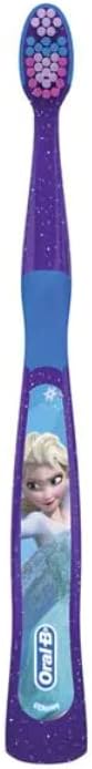 Oral-B Kids Frozen Characters Toothbrush for Little Girls 3+ Years Old, Extra Soft (Pack of 6)