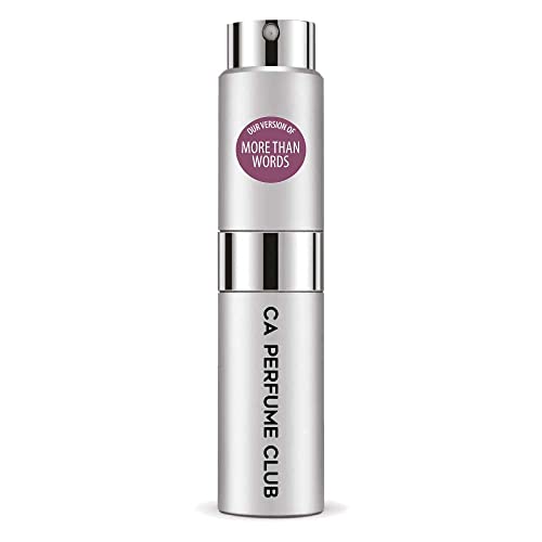 CA Perfume Impression of More Than Words For Women & Men Replica Version Fragrance Dupes Concentrated Long Lasting Eau de Parfum Spray Refillable Atomizer Bottle 0.27 Fl Oz/8ml-X1