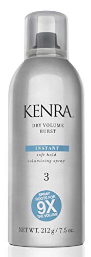 Kenra Dry Volume Burst 3 | Instant Volume Hairspray | Soft Hold Volumizing Spray | Dry Application | All Hair Types