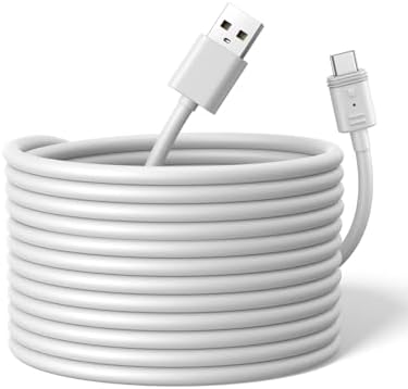 eufy Security 15ft/4.5m USB-A to USB-C Power Cable, Compatible with eufyCam S3 Pro and SoloCam E30, Continuous Power and 24/7 Security.