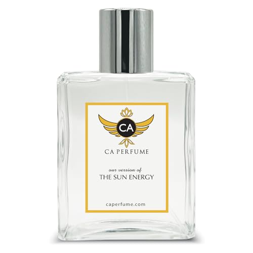 CA Perfume Impression of The Sun Energy For Women & Men Replica Fragrance Dupes Eau de Parfum Spray Bottle 3.4 Fl Oz/100ml-X1