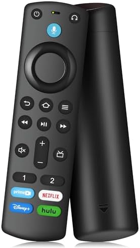Replacement Voice Remote (3rd Gen Pro Plus) Fit for Fire-TV-Stick/TV Cube and for Insignia/Toshiba/Pioneer AMZ Fires-Smart-TVs