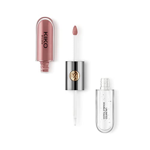Kiko Milano - Unlimited Double Touch 131 Liquid Lipstick With A Bright Finish In A Two-step Application. lasts Up To 16 hours. No-transfer base Colour.