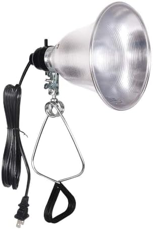 Simple Deluxe Clamp Lamp Light Socket with 5.5 Inch Aluminum Reflector, Suit for Max 60 Watt Lamp (No Bulb Included) with 18/2-Gauge 6 Feet Cord, 1 Pack