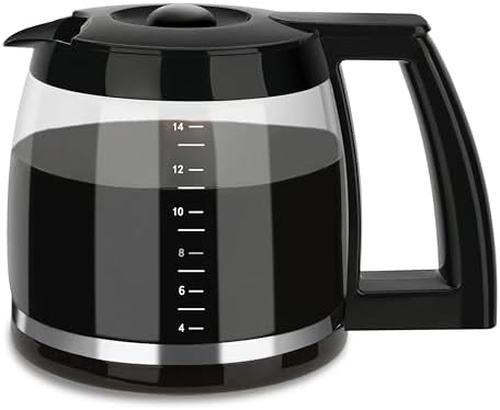 14-Cup Replacement Carafe Compatible with Cuisinart Coffee Maker Models DCC-3200, DCC-3200P1, DCC-2200, DCC-2600, DCC-2800 and CBC-7000PCFR Model# DCC-2200RC-1