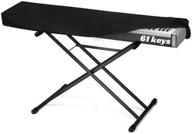 Piano Keyboard Dust Cover 61 Keys, Digital Electronic Piano Keyboard Covers, Thickening Full Covering Soft and Premium Surface, Essential Accessories to Protect Your Music Piano