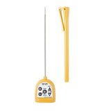 Taylor Compact Waterproof Digital Thermometer, 4.5 Inch Stem, Yellow