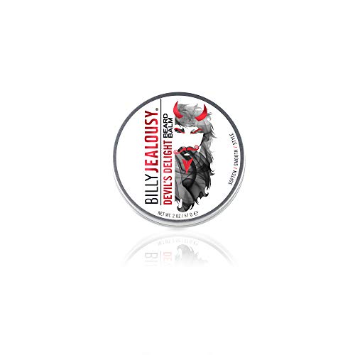 Billy Jealousy Beard Balm with Light Hold & Low Shine, Everyday Beard Styling Balm Loaded With Coconut, Shea & Sunflower Oils For Smooth & Nourished Facial Hair & Skin
