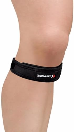 Zamst JK Band Sports Patella Band - Patella Knee Brace with Pressure Paid for Tendon Pain Relief - For Light Sports, Running, Hiking, Tennis, Athletics