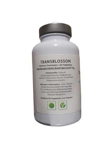 TransBlossom Hormone MTF Feminizer Pills Empowering Wellness for Every Journey 60 Tablets, Transform Pills, Ladyboy