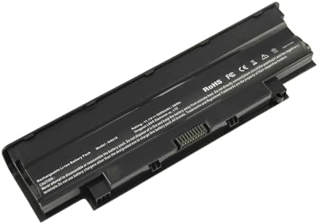 Battery J1KND Compatible with Inspiron N4010 N4010D N5010 N5050 N5010D N5030 N7010 N7110 M501 13R 14R 15R dell Laptop 04YRJH, 06P6PN, 07XFJJ, 312-0233, 312-1205, 383CW, 451-11510, J1KND, WT2P4