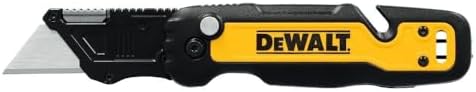 Dewalt Push & Flip Folding Utility Knife With Storage