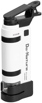 Kenko Microscope Do.Nature STV-240M WSA 120x - 240x Zoom, Can be Attached and Photographed by Smartphone, Equipped with LED Light, Handheld and Small Design, 712030