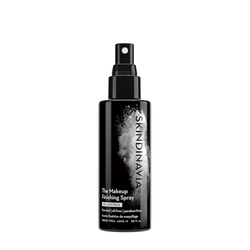 Skindinavia The Makeup Finishing Spray, Oil Control Setting Spray, Temperature-Control for All-Day Wear, For Oily Skin, Long-Lasting Up to 16+ Hours, Heat-Resistant & Waterproof, Fine Mist (2 Oz)