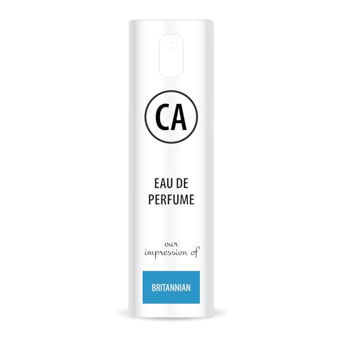 CA Perfume Impression of Britannian For Women & Men Eau de Parfum Spray Atomizer Bottle 0.33 Fl Oz-X1