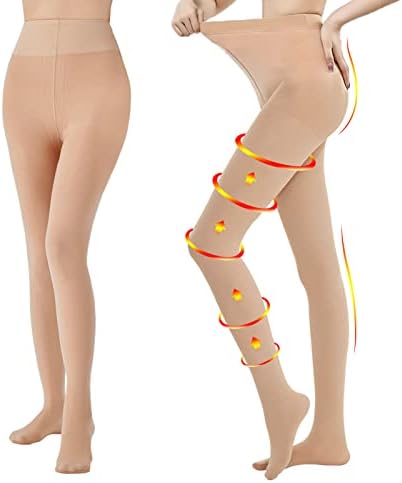 2 Pairs Compression Pantyhose for Women 20-30 mmhg Plus Size Stockings Support Hose