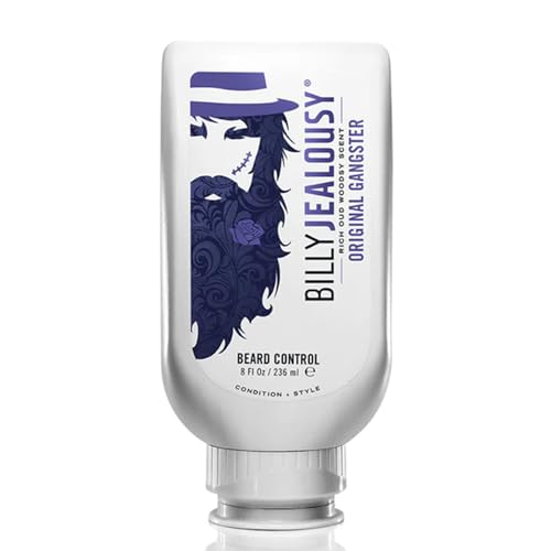 Billy Jealousy Beard Control Leave In Beard Conditioner for Men with Aloe Leaf Juice and Jojoba Seed Oil, Softens Hair and Skin, Light Hold with Matte Finish