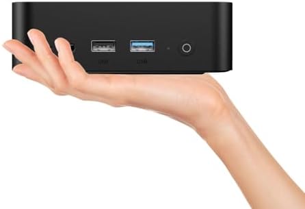 TRIGKEY Key-N Mini PC, Intel Alder Lake N95 8G DDR4 256G SSD (4C/4T, Up to 3.4GHz), Key N95 Mini Computer Support W 11, Dual-Screen 4K Output, WiFi-5, BT5.0, 1000MB/S Ethernet