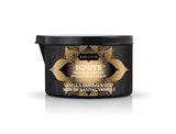 KAMA SUTRA Ignite Massage Candle - Coconut Oil and Soy Based - Vanilla Sandalwood, 6 oz/170 Melts into Warm Massage Oil - Sensual Massage Candle, Pour Spout Massage Candle