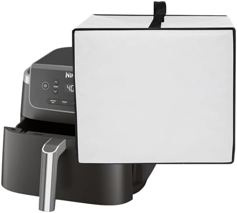 Air Fryer Cover, Heavy Duty Heat-Resistant Waterproof Nylon Fabric Dust Protective Air Fryer Cover Case Compatible with Ninja Air Fryer Pro 4-in-1 5 QT Capacity AF141