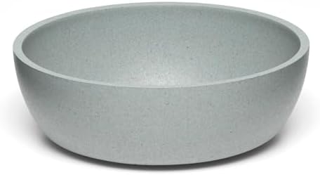 Loving Pets - Dolce Bamboo - Dog Food Water Bowl (Large, Slate-Grey)