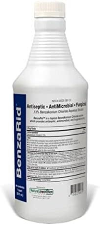 Hospital Disinfectant Virucide Spray Kills 99.99% of MRSA, COVID-19, H5N1, Staph, Avian Flu, Bacteria & Mold | EPA Reg. for Medical, Dental, Veterinary, Farm & Home Use 32 oz